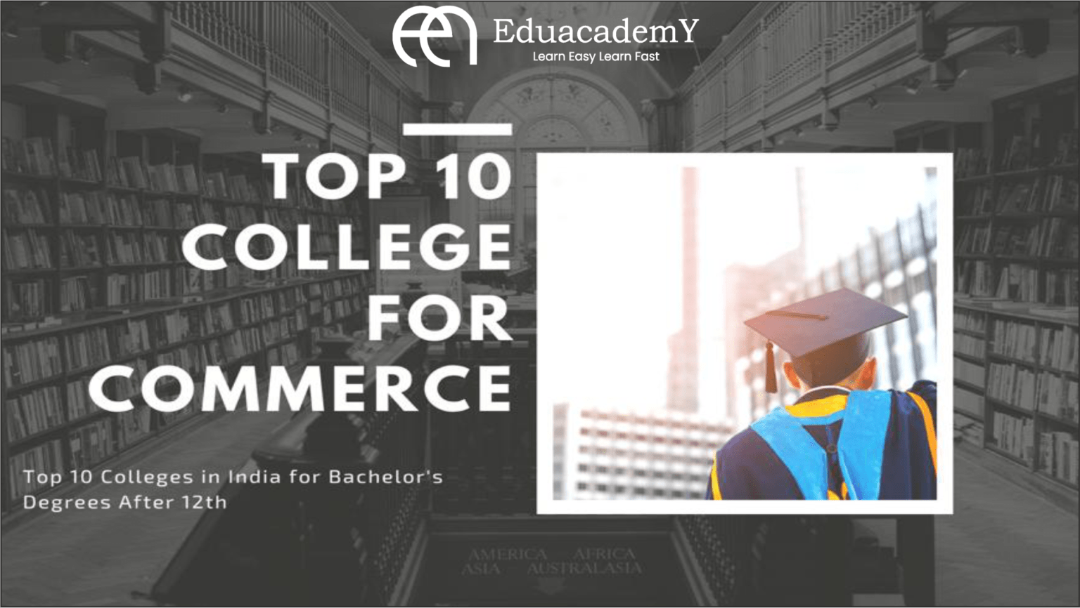 top 10 Colleges for the commerce after 12th