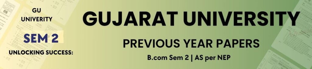 Gujarat University B.com Sem 2