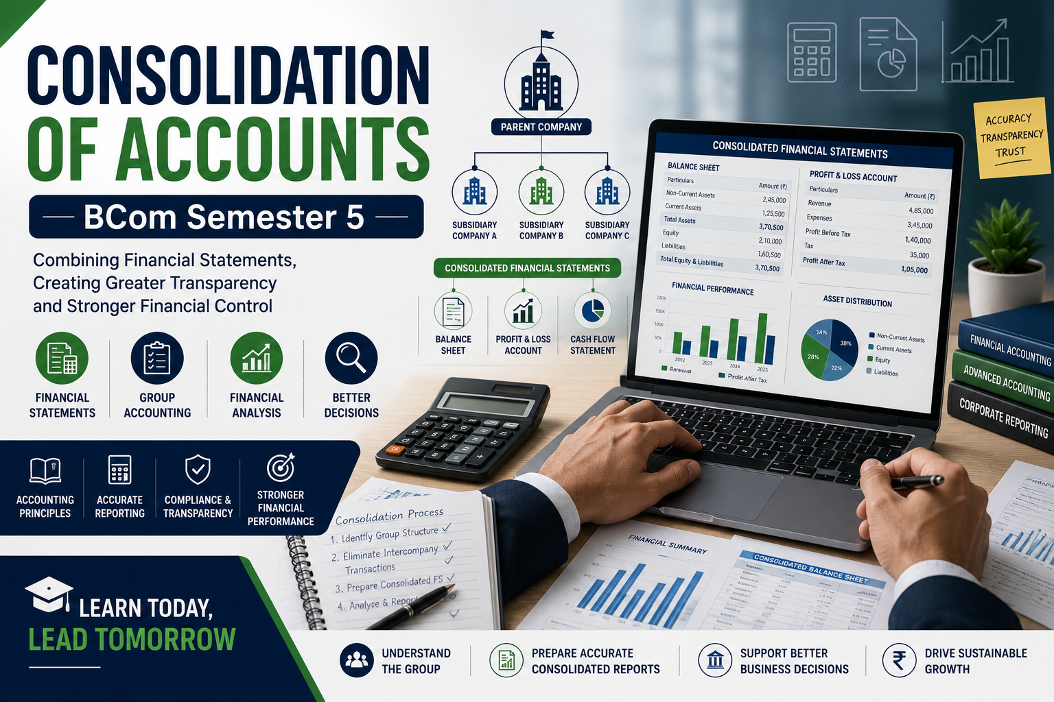 Consolidation of Accounts BCom Semester 5