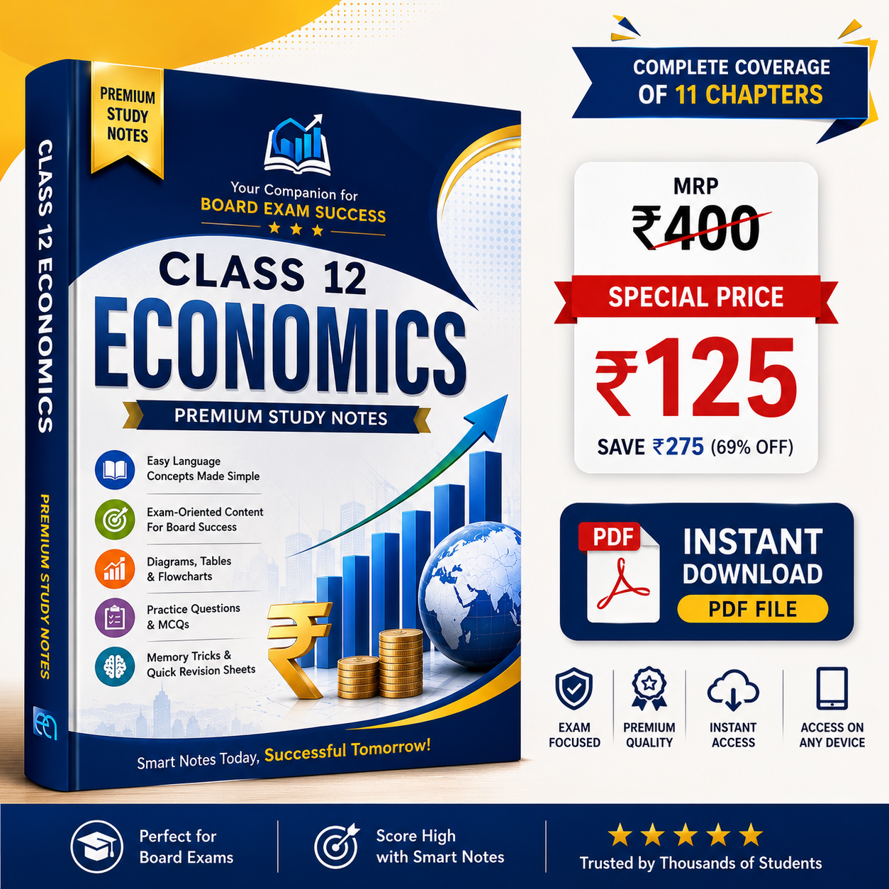 GSEB Class 12 Economics Premium Solved Digest